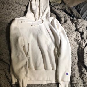 Champion  light yellow hoodie